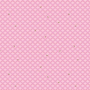 Riley Blake 100 Aker Woods Honey Hex Pink Winnie the Pooh Fabric by Jill Howarth - Picture 1 of 2