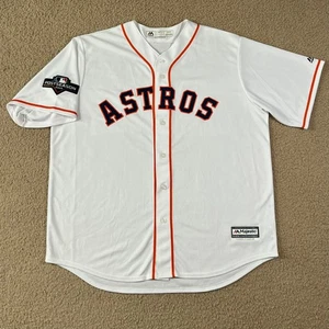 Camiseta deportiva Majestic White Cool Base Post Season 2019 de los Houston Astros talla XL - Imagen 1 de 7