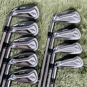 Callaway EPIC FORGED STAR Iron Set 9pcs 5-9,PW,AW,GW,SW SPEEDER Flex SR LH - Picture 1 of 10