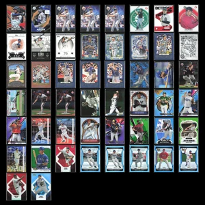 Topps Serial #'d Lot 50 Baseball Cards Dealer Bulk Wholesale Finest Refractor - Picture 1 of 12