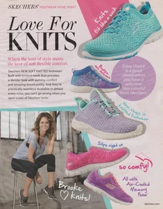 2017 Skechers Shoes Footwear - Actress Model Brooke Burke - Print Ad Photo - Picture 1 of 1