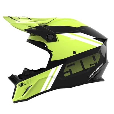 509 Altitude 2.0 Snowmobile Helmet DOT ECE Fidlock Strap Open Face Acid Green Foto 1 de 4