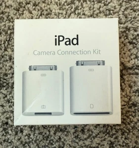 New In Box Genuine OEM Apple iPad Camera Connection Kit MC531ZM/A A1362 A1358 - Afbeelding 1 van 6