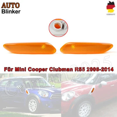 Intermitentes laterales para Mini Cooper Paceman R61 R60 10-16 intermitentes amarillos luces intermitentes - Imagen 1 de 4
