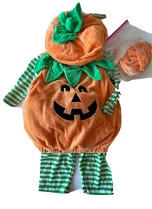 Halloween Pumpkin Costume Toddler 6-12 Months-Complete Hide and Eek - Picture 1 of 4