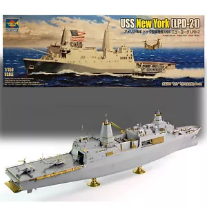 KIT MODELLO TROMPETER 05616 1/350 USS NEW YORK LPD-21 - Foto 1 di 5