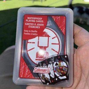 Coleman Quality Waterproof Playing Cards Poker travel camping, boating COMPLETE - Picture 1 of 5
