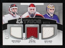 2012-13 Upper Deck The Cup Trios /25 Martin Brodeur Ed Belfour Curtis Joseph HOF