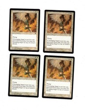 Avenging Angel X 4 Tempest LP/VG Magic The Gathering