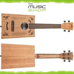 Kala Victorian Cigar Box Concert Ukulele with Bag - KA-CB-VICT-C - Picture 1 of 5