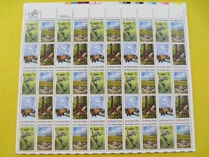 DOC Scott # 1921-24 Preservation WILDLIFE HABITATS 18¢ 1981 Sheet of 50 MNH - Bild 1 von 3