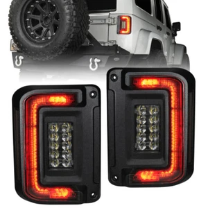 Oracle Flush Mount LED Tail Lights - Tinted for 07-17 Jeep Wrangler JK - Picture 1 of 10