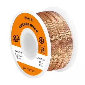 Solder Wick, Desoldering Braid, Flux Wick, and Desoldering Wicks - Efficient ... - Picture 1 of 6