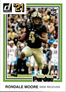 Rondale Moore 2021 Chronicles Donruss 1981 Retro Draft - RC #45 - Purdue - Picture 1 of 2