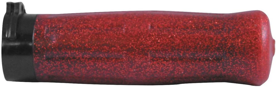 Avon Grips - OLD-69-S-RED - Old School Grip, H-D with Throttle Slide - Coke Bottle Red Spark