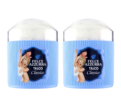 2 x Felce Azzurra Talco Classico Glas (2x250g) mit Blätterteig - Nagelneu - Bild 1 von 4