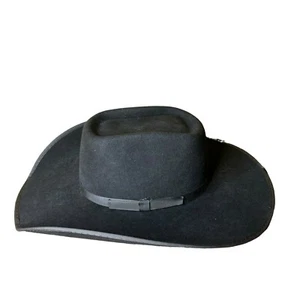 Resistol Self Conforming Western Cowboy Hat Youth Fit One Size 100% Wool - Picture 1 of 5