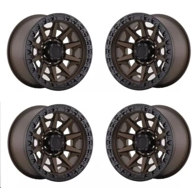 17x9 +0 Satin Bronze Wheels For LIFTED Toyota 4Runner Tacoma FJ 17" 6x139 Rims - Image 1 of 4