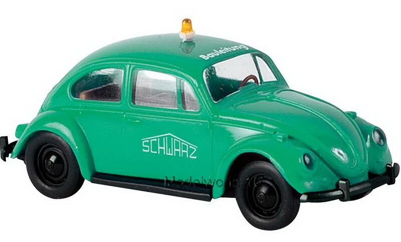 BREKINA VW TYPE 1 MAGGIOLINO "SCHWARZ" 1/87 H0 47120 - Immagine 1 di 1