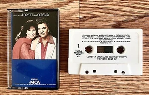 Loretta Lynn and Conway Twitty The Very Best of Cassette Tape 1979 Not Tested - Picture 1 of 4