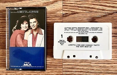 Loretta Lynn and Conway Twitty The Very Best of Cassette Tape 1979 Not Tested - Image 1 of 4