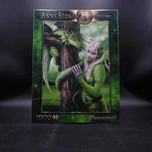 CLEMENTONI Anne Stokes COLLEZIONE DRAGO Verde 1000 Pezzi A7 - Imagen 1 de 2