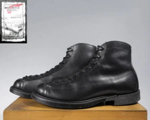 Red Wing 2995 Wide Panel Lineman 9D LTT Lace Toe Monkey Boots Beckman Rare Used - Picture 1 of 9