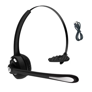 Akumulatorowe słuchawki Bezprzewodowy zestaw słuchawkowy operatora Bluetooth 5.0 wersja 100% nowy - Zdjęcie 1 z 12