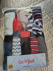 Cat & Jack Boxer Briefs Jungle Print Boys Large Multi Designs 10 Pack A3006 - Picture 1 of 10