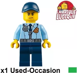 Lego Figurine Minifig City Police Policier officier casque colère cty0616 USED - Imagen 1 de 1