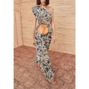 NWT Ulla Johnson One-Shoulder Ruffle Floral Solana Jumpsuit - Picture 1 of 7