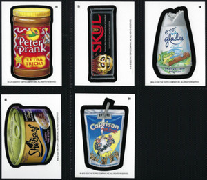 July Week 4 - - 2020 Wacky Packages Weekly Series - 5 Card Base Set Puzzle Back