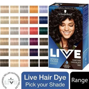 Schwarzkopf Live Hair Colours tintura permanente o semipermanente lunga durata - Foto 1 di 18