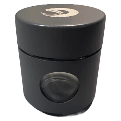 Pequeño bote de vidrio de acero inoxidable para almacenamiento de granos de café Gator Foto 1 de 4