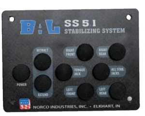 BAL 20300427 SS 5.1 STABILIZING SYSTEM TOUCH PAD CONTROL PANEL w/PUSHBUTTONS *S8 - Bild 1 von 3