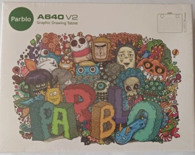 6x4 Zoll Zeichentablett Digitale Signatur 8192 Grafik mit Stift und Aktivbereich - Bild 1 von 4