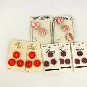 Vintage Lansing  LaMode Supreme Quality Carded Pink Red Burgundy Lot 20  - Picture 1 of 8