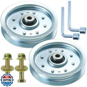 NIDAIFEI Confezione 2 Pulegge 756-04129 Idler Bianco Sostituisce Cub Cadet 756-04129b Id - Foto 1 di 5