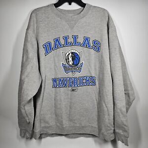Vintage Dallas Mavericks Sweatshirt Gray VTG  Rare