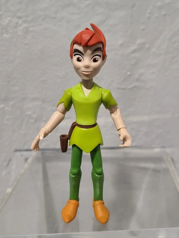 New Disney Store Peter Pan Action Figure Toybox 5.5" Peter Pan Rare Figure #15 Cover