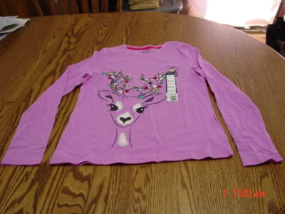 Girls Purple Embellished Pullover Top by Falls Creek - Image 1 of 3