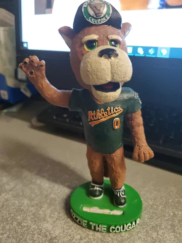 Kane County Ozzie the Cougar Bobblehead Athletics Version Cover