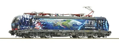 Roco 71983 193 694-7 LTE Livery Advertising “ Moveo Ergo Sum ”, 4 Pantographs - Image 1 of 4