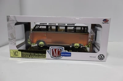Máquinas M2 1959 Volkswagen VW Micro Bus Deluxe EE. UU. Modelo Chase/300 Diecast S06 Foto 1 de 2
