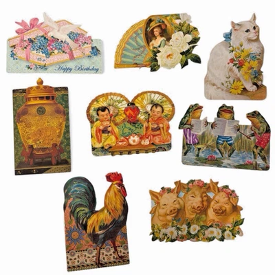 Punch Studio from the Kirshner Decorative Arts Collection Lot of 8 Cards Envelop - Image 1 of 3