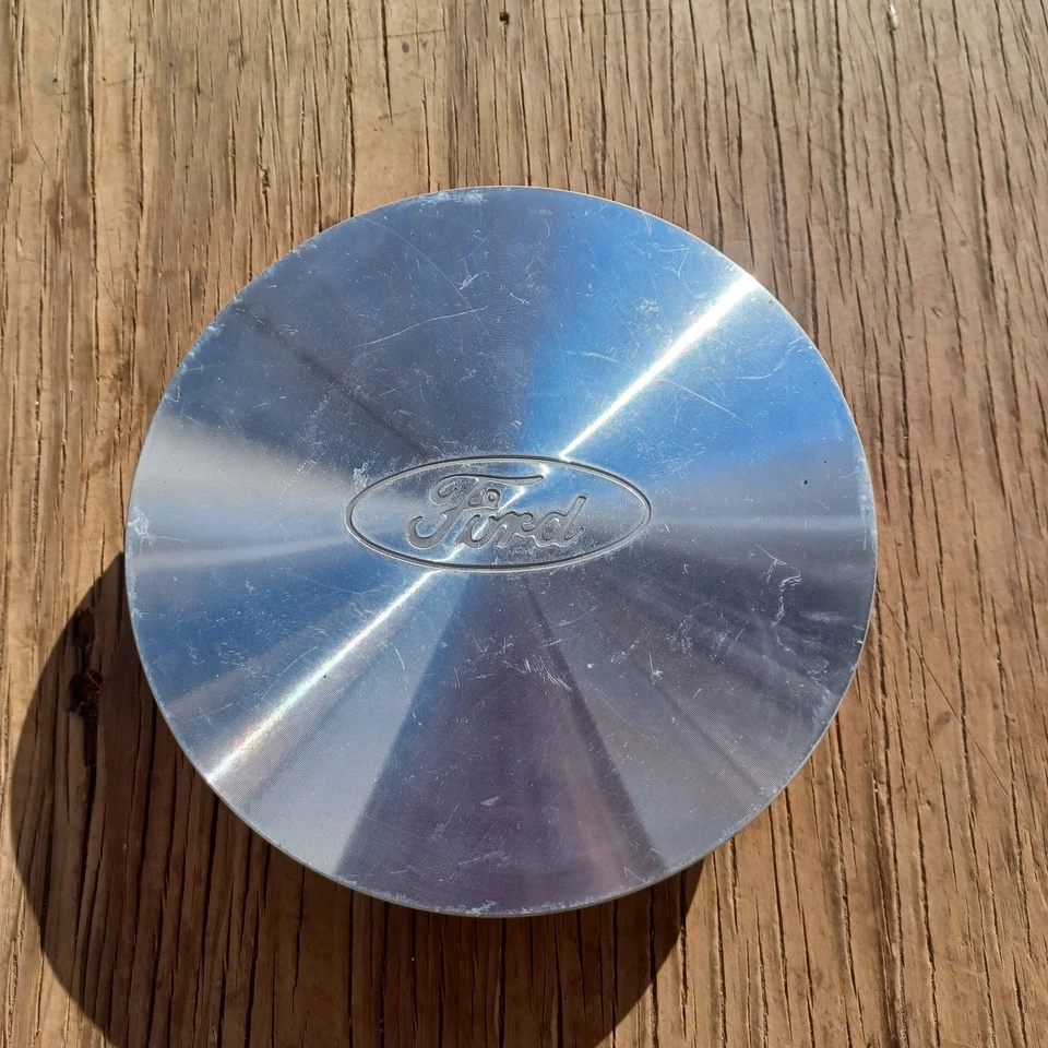 Ford E150 Econoline machined center cap, 1993-2003, p/n F5UA-1A096-YA 01 - Image 1 of 3