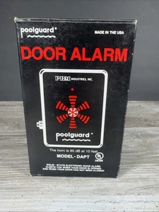 Poolguard Model DAPT Solid State Electronic Pool Door Audio Alarm USA Made White - Picture 1 of 4