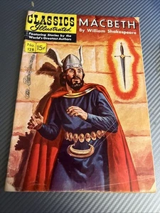 KLASSIKER ILLUSTRIERT #128 1955 MACBETH VON WILLIAM SHAKESPEARE HRN 128 - Bild 1 von 2