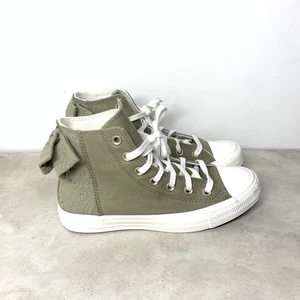 Converse Turnschuhe Damengröße 8 Schuhe High Tops grün Schleife All Stars Kappe Zehe - Bild 1 von 10
