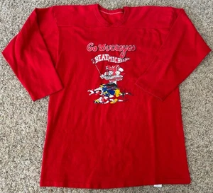 Vintage 90s Ohio State Buckeyes Beat Michigan Rivalry Russell Athletic T-Shirt - Bild 1 von 6